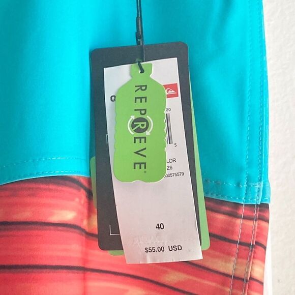 Quiksilver Men's Swim Board Shorts NWT size 40 - Picture 4 of 5